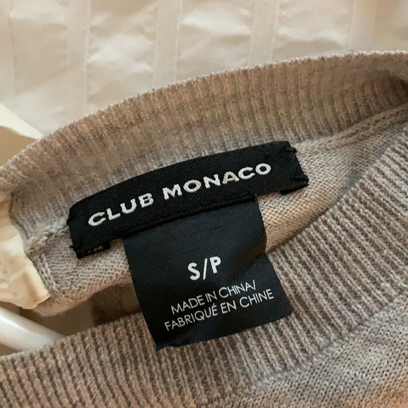 Club Monaco long sleeve sweater - wool and silk - Picture 3 of 3
